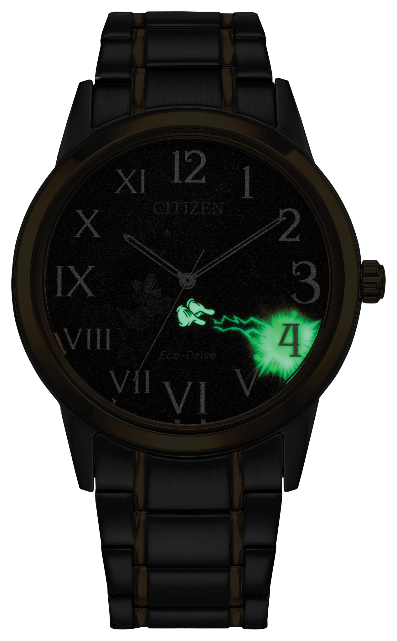 Sorcerer's Apprentice Mickey Blue Dial Stainless Steel Bracelet